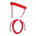 thumbnail image 4 of Mechanical Keyboard Cable, Fast Charging Gaming Keyboard USB Cable Double Sleeve  for Office White,Black,Blue,Red,Purple, 4 of 7