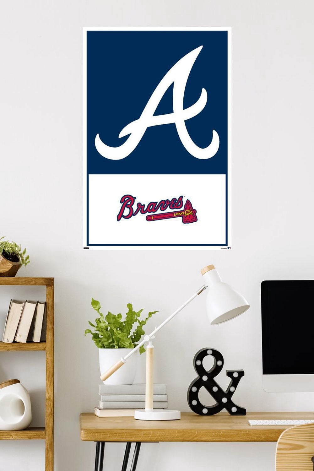 MLB Atlanta Braves - Logo 22 Wall Poster, 22.375" x 34"