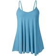 thumbnail image 1 of Débardeur Fluide pour Femme Camisole avec Spaghetti Réglable Casual Cami Débardeur, 1 of 7