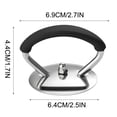 thumbnail image 2 of Chmadoxn Tools&Home Improvement Stainless Steel Universal Glass Lid Pot Cover Accessories High Temperature And Scald Handheld Kitchen Utensils Pot Cover Handle Pot lid handle, 2 of 5