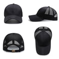 thumbnail image 4 of VONKY Adjustable Summer Thin Baseball Cap Breathable Comfortable Sporty Style Sun Protection Fashionable black 1Set, 4 of 6