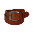 thumbnail image 1 of CTM® Ceinture de Bride en Cuir Usé avec Perforations (Hommes), 1 of 3