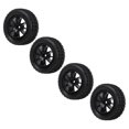 thumbnail image 3 of 1/16 Scale RC Car Tires, 4Pcs Strong Cushioning Replacement RC Tires  For Remote Control Model, 3 of 8