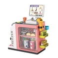 thumbnail image 3 of Siruishop Register Playset Learning Skill Toy Real Shopping ier for Kids Gift Pink, 3 of 8