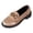 Pink, variant on Women's Loafers Platform Comfortable Slip On Dressy Shoes Business Casual Patent Leather Mary Jane Shoes with Metal Chain Black Size 7
