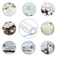 thumbnail image 1 of Waterproof Tablecloth PVC Clear Oil-proof Mat; Oil-proof Table Protector; Cloth Round Plastic Home Hotel Dining Table Mat Protector, 1 of 1