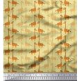 thumbnail image 1 of Soimoi Poly Crepe Fabric Giraffe Kids Print Fabric by Yard 52 Inch Wide, 1 of 3
