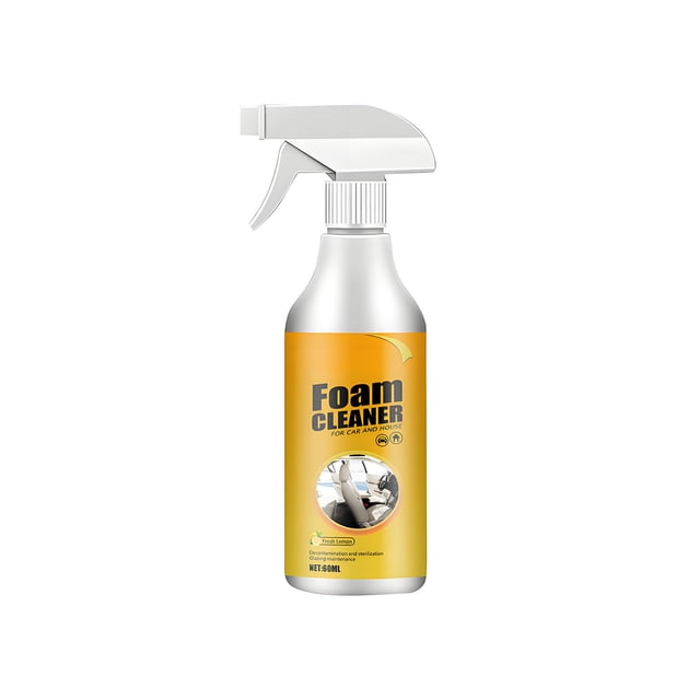 Clearance,Car Cleaning Supplies,Interior Car Cleaning Kit,Car Multi-function Foam Cleaner Ceiling Seat Interior Trim Seat Cleaning And Decontamination Nozzle 60ml