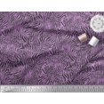 thumbnail image 3 of Soimoi Purple polyester Crepe Fabric Leopard & Wild Animal Skin Print Sewing Fabric BTY 42 Inch Wide, 3 of 3