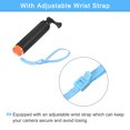 thumbnail image 3 of Unique Bargains Waterproof Floating Hand Grip Selfie Stick Handle with Adjustable Wrist Strap, Orange & Black, 3 of 7