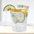 thumbnail image 2 of 25Pcs Juice Cup Transparent Large Capacity Plastic Rimmed Disposable Water Glass Party Accessories, 2 of 7