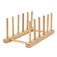 thumbnail image 1 of Agiferg Multifunctional Bamboo Kitchen Dish D rain Rack Tableware Storage Rack, 1 of 2
