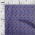 thumbnail image 2 of oneOone Rayon Blue Fabric Kalamkari Craft Projects Decor Fabric Printed By The Yard 56 Inch Wide, 2 of 5