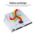 thumbnail image 3 of Graflsoa Universal 2.5" SATA3 HDD/SSD Caddy for 12.7mm Laptop Optical Bay - Aluminum Alloy, High-Speed 6Gbps, Lightweight & Durable with Heat Dissipation Design, 3 of 6