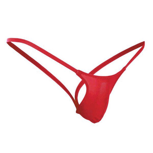 Gewsdrf Thongs for Women,No Show Underwear,G-string Back Mens Briefs Thong Open Low Underwear Waist Underpants,Womens Underwear,Panties for Women,Seamless Thongs,Red,3XL