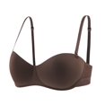 thumbnail image 4 of Bras for Women Women's Deep Back Bra Plunging Neckline Balconette Neckline Backless Bra With Versatile Straps S, 4 of 8