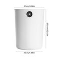 thumbnail image 3 of Leutsin Small Trash Can Wastebasket, Garbage Container Basket for Bathrooms, Trash Can with Lid, Detachable Trash Can Household Trash Can with Pressure Ring, 3 of 6