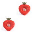 thumbnail image 3 of QualitChoice Cat Neck Cone Puppy Accessories Elizabethan Collars Adjustable Dogs Collar Breathable Surgery Kitten Cones Strawberry Pattern M 2Set, 3 of 6