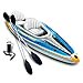 thumbnail image 3 of Sunlite Sports 2-Person Inflatable Kayak with Aluminum Oars (136" x 33"), High Output Air Pump and Storage Bag, Double Tandem Kayak for Adults, Two Person Canoe and Kayak, Good for Lakes and Rivers, 3 of 4