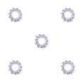 thumbnail image 2 of pitrice Nipples Rings Trendy Comfortable Convenient Piercings Decorative Accessories Pedant Jewelries for Dressing Silvering Light Blue 5Set, 2 of 6