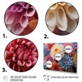 thumbnail image 3 of Designart Chrysanthemums Wall art decor, Chrysanthemums Wall Art, Chrysanthemums Vibrant composition I , Multi-Color Traditional Canvas wall art, 44x34 inches, 3 of 5
