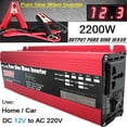 thumbnail image 2 of Pure Sine Wave Inverter DC 12v/24v 1000W 1600W 2000W 3000W Portable Power Bank Converter Solar Inverter, 2 of 7