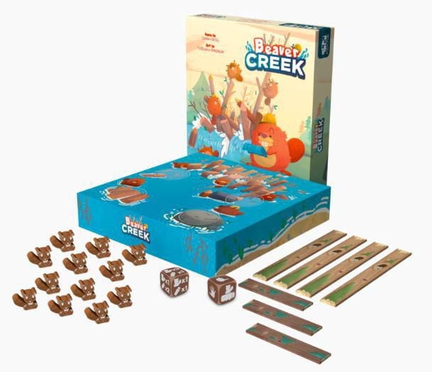 Beaver Creek Family-Friendly Strategy Board Game – English Version, By Asmodee