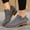 Grey, variant on Amzcrzy Ankle Boots for Women Women's Fashion Color Boots Chunky Heel Low Heel Pointed Toe Back Zipper Short Boots Womens Booties Women's Boots Booties for Women Boots for Women Womens Boots