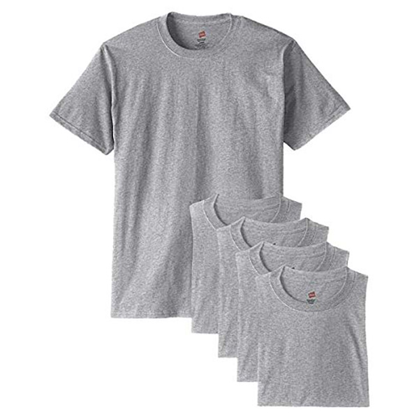 Hanes T-Shirt à Manches Courtes ComfortSoft pour Hommes - 5280 (Lot de 5)