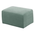 thumbnail image 2 of Abbracc Footstool Cover Elastic Ottoman Slipcovers Folding Furniture Green XK, 2 of 8