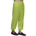 thumbnail image 2 of Atasi Mens Elastic Ethnic Wear Bottom Pant Readymade Solid Rayon Harem Pajama, 2 of 5