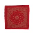 thumbnail image 1 of CTM® Metallic Gold Paisley Print Bandana, 1 of 2