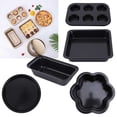 thumbnail image 2 of Nonstick Bakeware Sets Baking Pans Set Toaster Oven Trays Kitchen Baking With Pizza Pan Cake Pan Bread Loaf Box Pan Cookie Sheet, 2 of 5