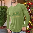 thumbnail image 2 of Pyjamas de Noël pour Hommes Pyjamas de Sport et D\'entraînement Physique pour Hommes T-Shirt Imprimé de Noël à Manches Longues et Col Rond pour Hommes, 2 of 4