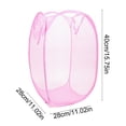 thumbnail image 3 of Roiihwy Collapsible Laundry Basket, Breathable Mesh Laundry Hamper Bag with Sturdy Handles and Side Pocket for Laundry Room Organization, Clothes and Storage, 3 of 6