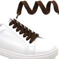 thumbnail image 3 of Solid Flat Shoelaces Hollow Thick Athletic Shoe Laces Strings 2 Pair, 3 of 7