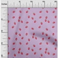 thumbnail image 1 of oneOone Cotton Poplin Fabric Raspberry Fruit Print Fabric by The Yard 56 Inch Wide, 1 of 1