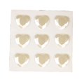 thumbnail image 2 of 10 Sheets Rhinestone Stickers Children Hand Acrylic Decals Three-dimensional Student DIY Love Heart Crafts Label Table Party White Pearl, 2 of 6