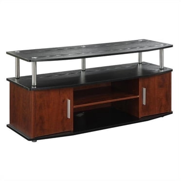 Convenience Concepts Designs2Go Meuble Télé Monterey 48 Pouces en Bois Cerisier et Noir