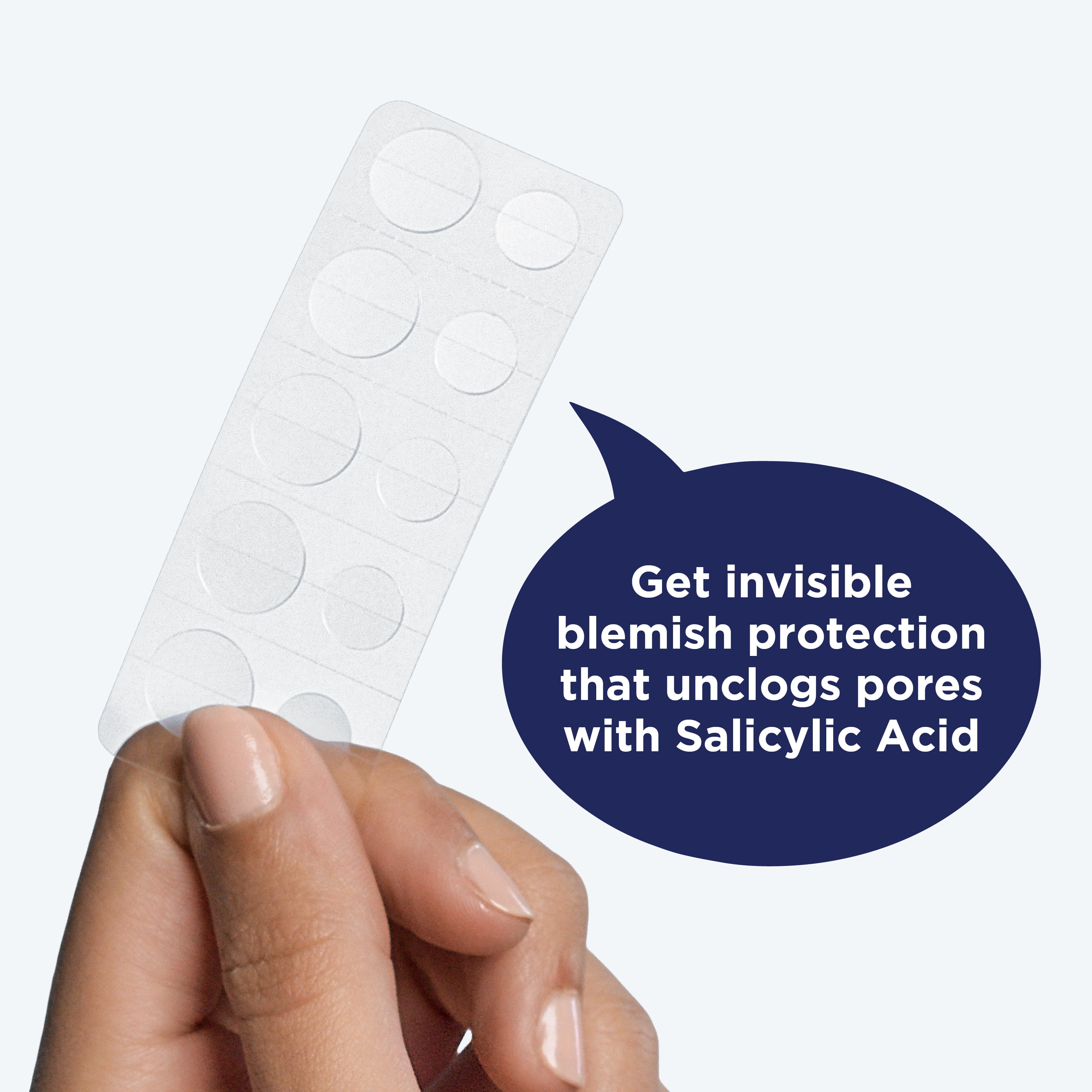 PanOxyl Patchs Correctifs Invisibles de Jour, Protection des Imperfections, Sans Latex