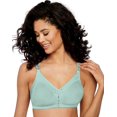 thumbnail image 1 of Bali Womens Cotton Double Support Wirefree Bra, 40C, Soft Celadon, 1 of 1