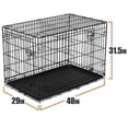 thumbnail image 2 of Vibrant Life Double-Door Metal Wire Dog Crate with Divider,48 in, 2 of 7