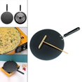 thumbnail image 4 of Mini Round Griddle Flat Pan Portable Tortilla Maker Flat Tava Griddle Classic For Cooktop Kitchen Tool Stovetop BBQ Chef, 4 of 8