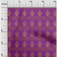 thumbnail image 1 of oneOone Organic Cotton Voile Fabric Chevron & Tree Block Print Fabric BTY 42 Inch Wide, 1 of 4