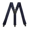 thumbnail image 4 of TISHITA Bretelles pour Hommes Robustes Ajustables Type Y Sangles Élastiques Bretelles Cachées Bleu Marine, 4 of 8