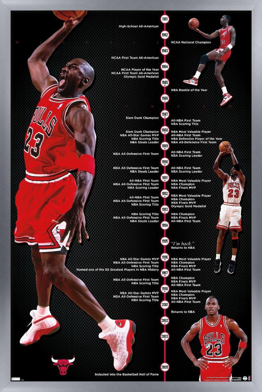 Michael Jordan - Timeline Wall Poster