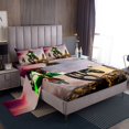 thumbnail image 1 of Racing Motorcycle Bed&nbsp;Sheets&nbsp;Set Motocross Rider Sheet&nbsp;Set Twin,Dirt Bike Race Cars Sheets Vehicles Extreme Sports Bedding&nbsp;Set,Motorbike Room Decor, 1 of 4