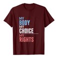 thumbnail image 1 of Pompotops T-Shirt Décontracté à Manches Courtes pour Femmes avec Imprimé Lettre, 1 of 6
