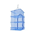 thumbnail image 2 of Filet de Séchage Pliable en PE pour Poissons/herbes, Cage Anti-Mouches à 4 Niveaux avec Cadre en Acier, Capacité de 17,6lb Déshydrateur Alimentaire Extérieur pour Jardins, 2 of 8
