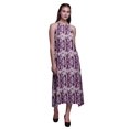 thumbnail image 1 of Bimba Robe Dos Nu Teinture sur Nœuds d'Été pour Fête, Col Licou, Tenue de Plage pour Femmes - Très Petit, 1 of 6